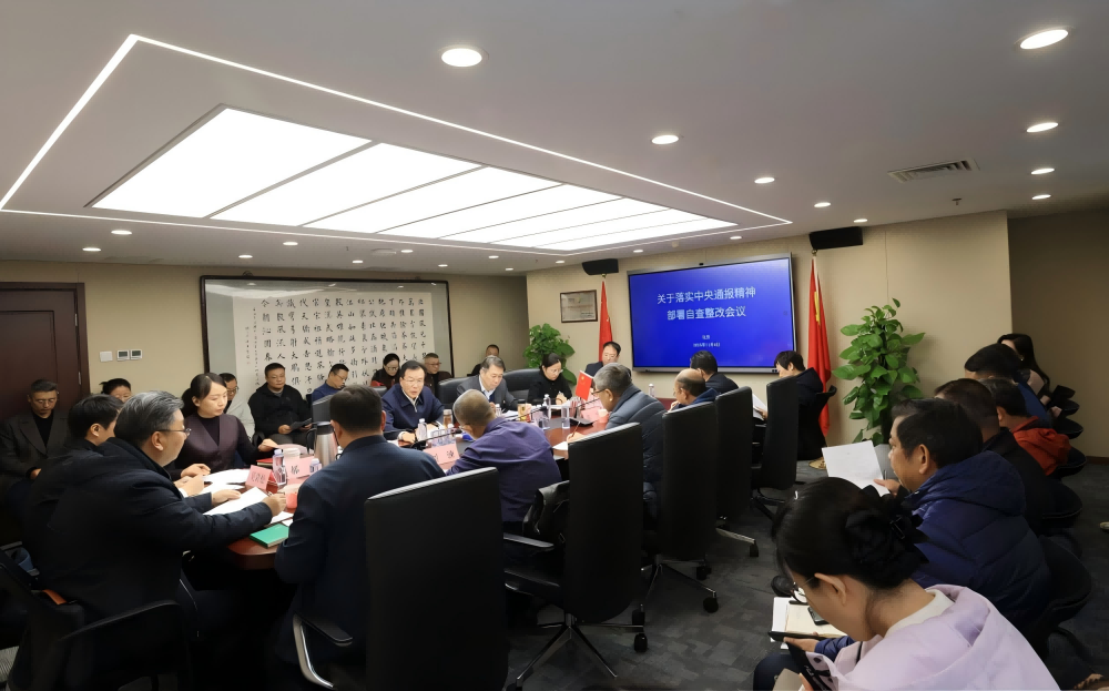 中國信息協會召開關于落實中央通報精神部署自查整改部署會